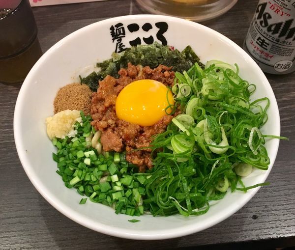 「台湾まぜそば+ネギ増し」@麺屋こころ 日吉店の写真