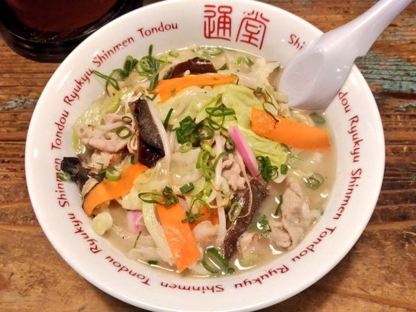 「期間限定 具たっぷりチャンポン」@琉球新麺 通堂 小禄本店の写真