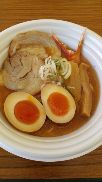 「越前濃厚かに味噌らーめん」@東京ラーメンショー2018の写真