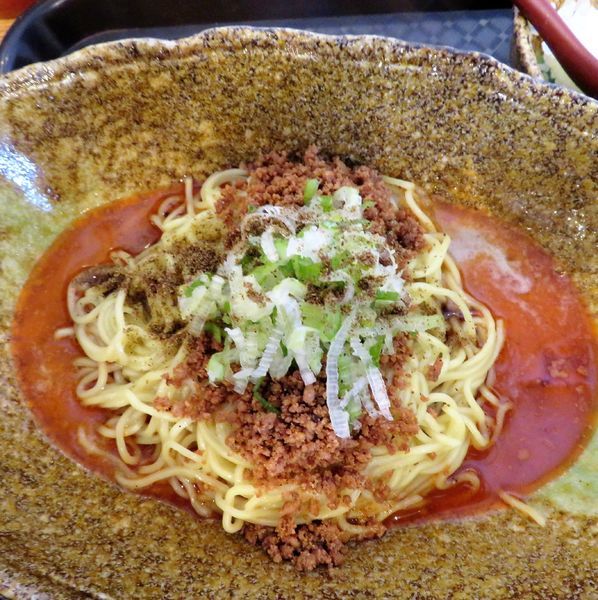 「汁なし担担麺（元味）＋ミニミニライス（670円）」@汁なし担担麺 くにまつ 神保町店の写真