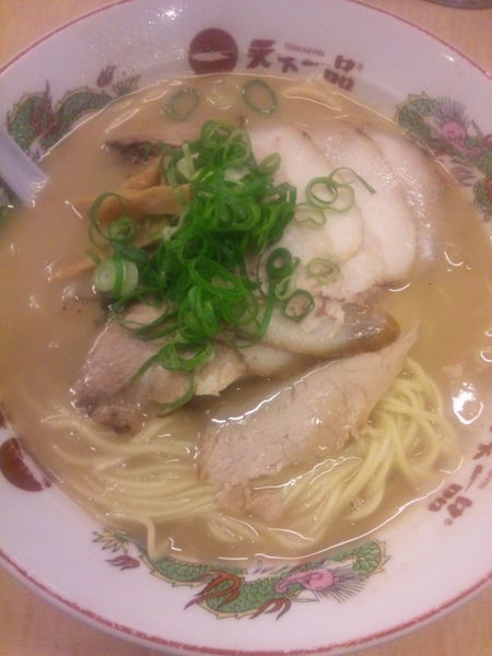 「豚トロチャーシューメン大1,062円」@天下一品 三郷店の写真