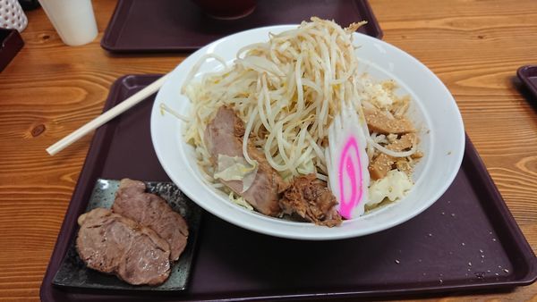 「まぜそば780円+他」@ラーメン 大高山 龍ヶ崎牛久店の写真