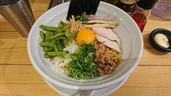 「特製まぜＳＯＢＡ(800円)」@銀座 篝 アトレ浦和店の写真