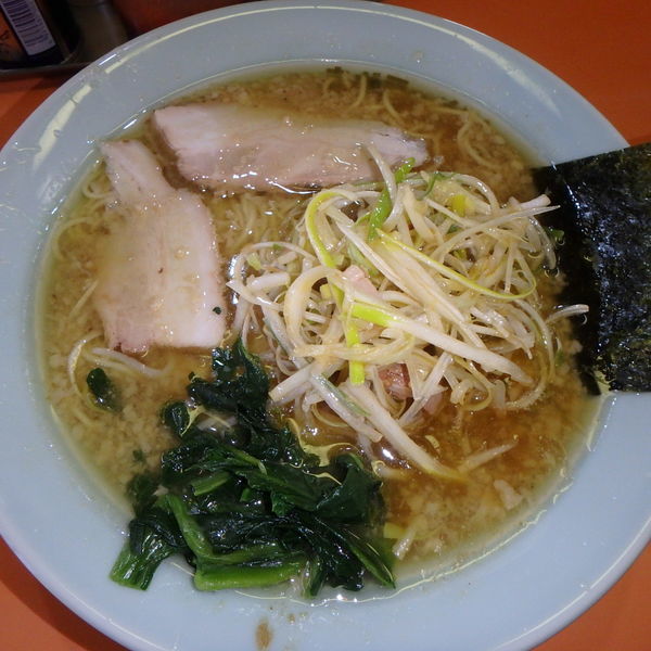 「ネギラーメン (650円)」@ラーメンショップ 椿 小川店の写真