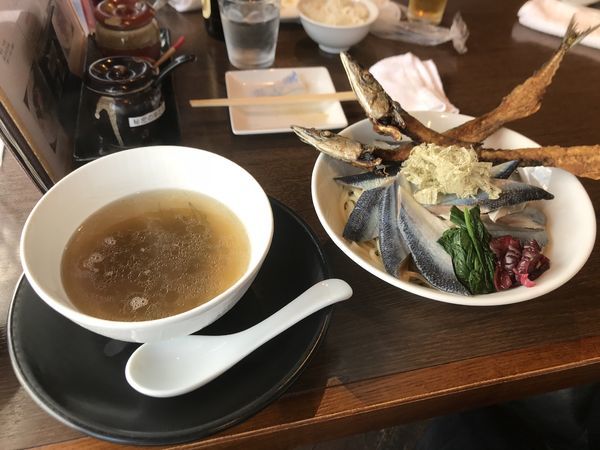 「さんま酢のメッチャ昆布つけ麺」@麺創 なな家の写真