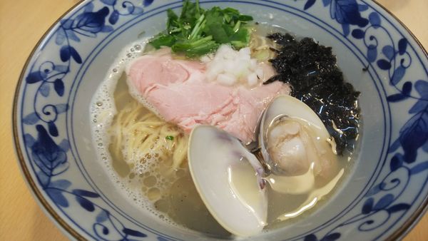 「貝と鴨の潮そば」@㐂九八 ～garage～の写真