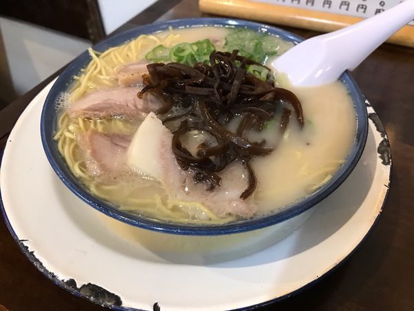 「ラーメン  650円」@博多ラーメン しばらく 祇園店の写真