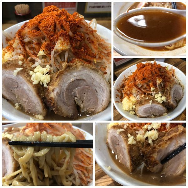 「ラーメン並 780円 豚1枚追加100円 ニンニクちょい辛」@デカ盛り戦隊 豚レンジャーの写真
