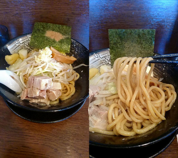 「『じゃがいも入りまぜそば(¥780)』のニンニク&マヨネーズ」@拉麺雷多の写真