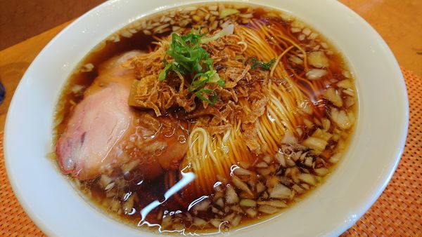 「玉葱中華そば、大盛」@柴崎亭の写真