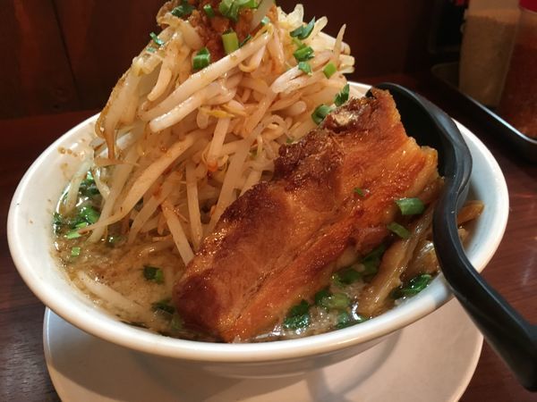 「塩ラーメン」@らあめん一撃 松戸駅前店の写真