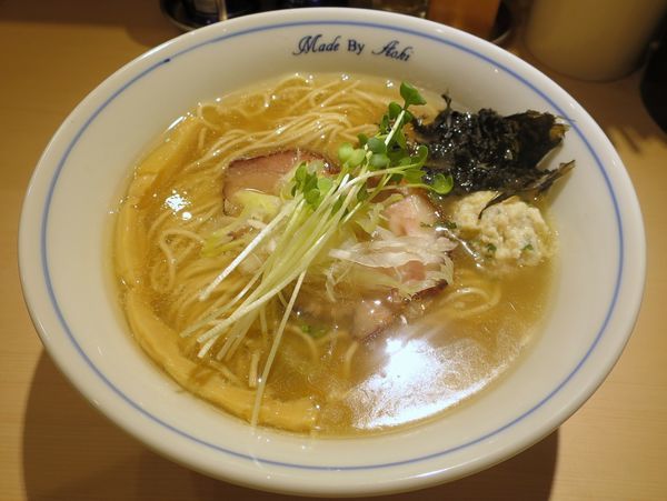 「煮干しらーめん ８００円」@中華蕎麦 あお木 secondの写真