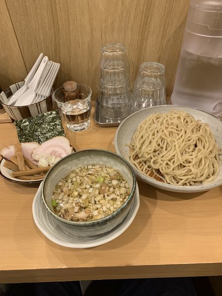 「つけそば(大盛):920円」@中華そば 笑歩の写真
