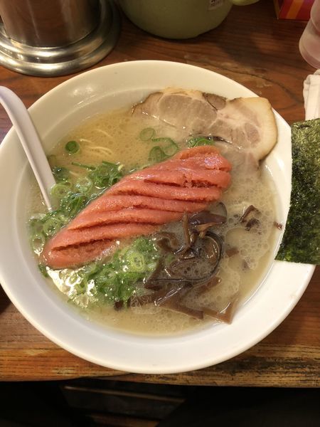 「博多明太子ラーメン」@九一麺 つきみ野店の写真