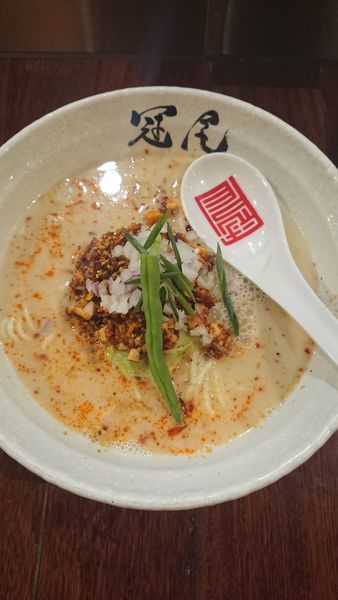 「鶏担湯ラーメン」@らぁめん冠尾 恵比寿西店の写真
