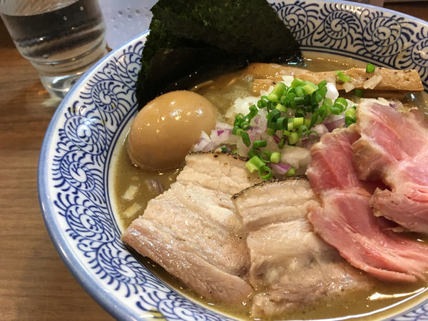 「特製濃厚煮干しそば」@煮干しつけ麺 宮元の写真