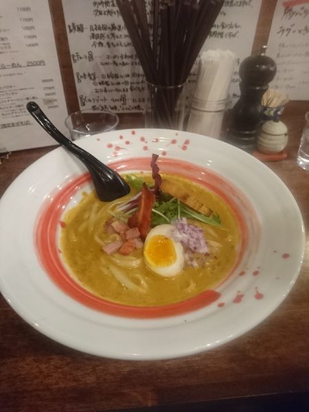 「海老丸カルボナーラ」@海老丸らーめんの写真