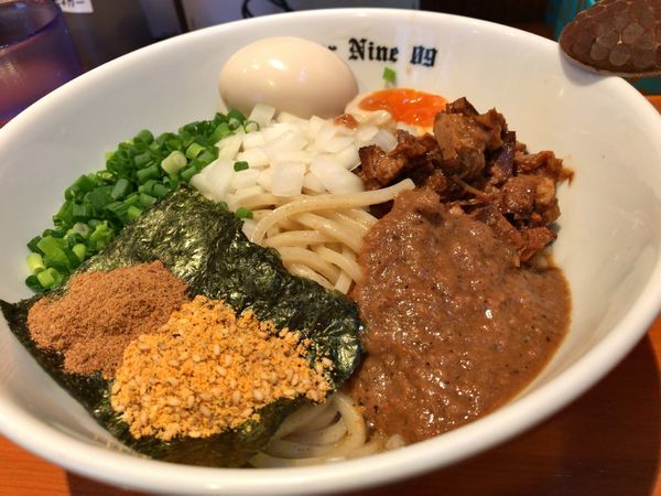 「油そば＋味玉」@麺Dining Number Nine 09の写真