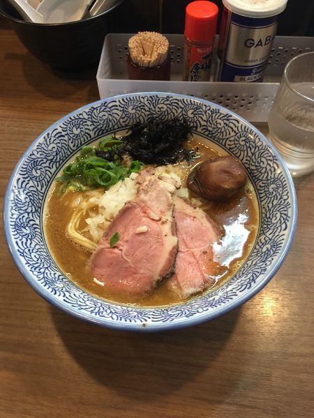 「限定 秋刀魚煮干しそば」@煮干しつけ麺 宮元の写真
