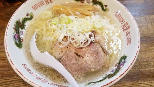 「朝専用中華そば　塩」@らあめん 寸八 総本店の写真