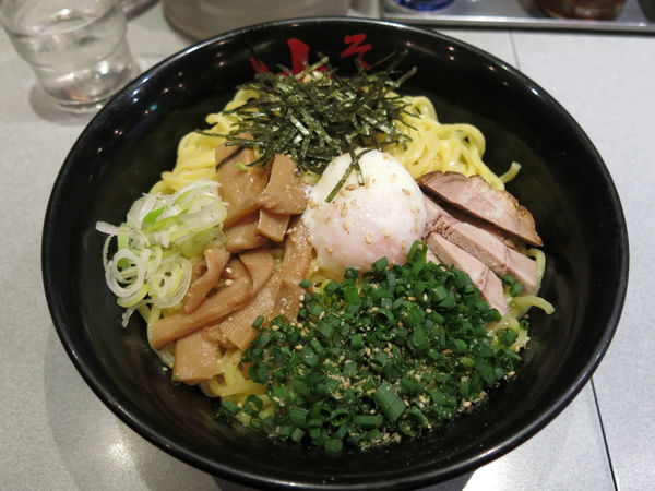 「油そば(W盛り)+スペシャルトッピングA:760円+180円」@東京油組総本店 赤坂見附組の写真