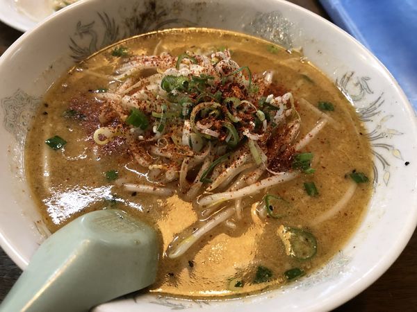 「味噌ラーメン+餃子+ライス」@ラーメン蘇洲 須玉店の写真