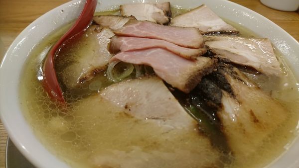 「肉そば（塩）」@麺や 七彩 八丁堀店の写真