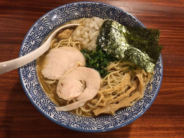 「濃厚煮干し中華そば ¥800(大盛+¥100)」@麺屋きよたかの写真