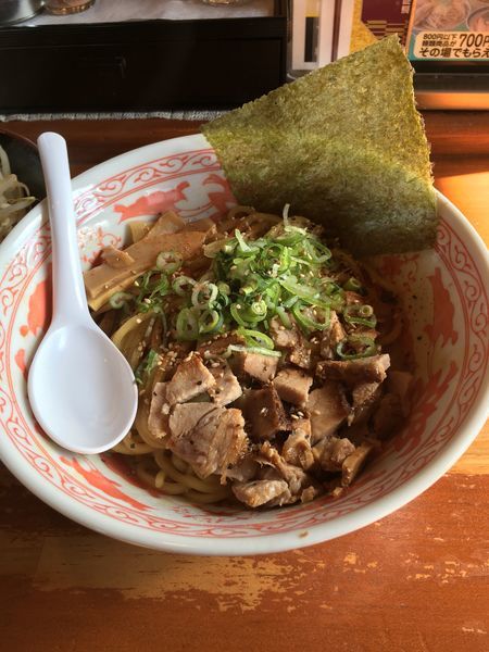 「汁なしにぼそば+野菜（760円+100円）」@にぼ神 角ふじの写真