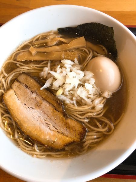 「味玉鷄煮干ラーメン ¥830」@麺家 一鶴の写真