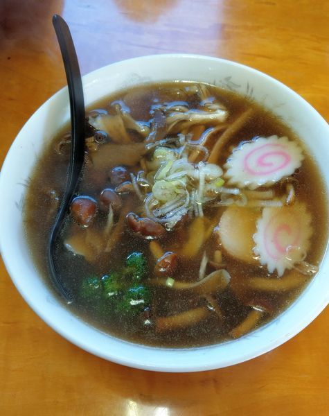 「きのこラーメン  ￥700」@つちや食堂の写真