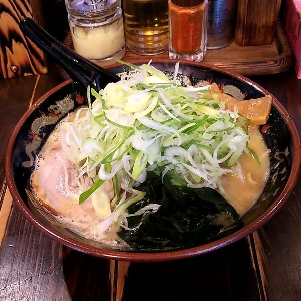 「札幌味噌らーめん+ねぎ」@北海道らーめん ひむろ 北千住店の写真