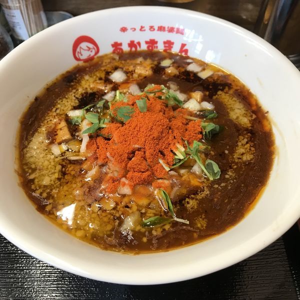 「背脂咖哩麻婆麺（￥850）」@辛っとろ麻婆麺 あかずきん 蒲田店の写真