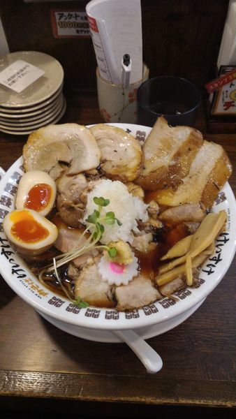 「肉そばスペシャル大」@New Old Style 肉そばけいすけの写真