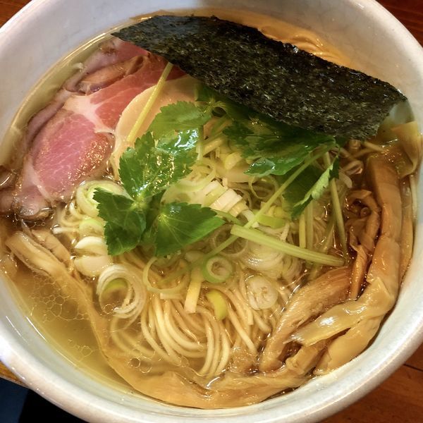 「天草大王の塩鶏そば」@らーめん つけめん 和み屋の写真