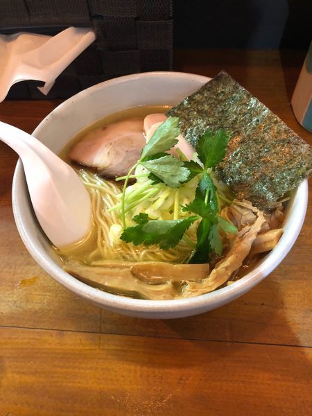 「天草大王の鶏塩そば」@らーめん つけめん 和み屋の写真