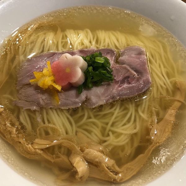 「鯛塩そば 800円 和え玉180円」@鯛塩そば 灯花 本店の写真