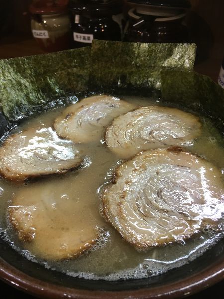 「チャーシューメン」@博多長浜らーめん ぼたんの写真