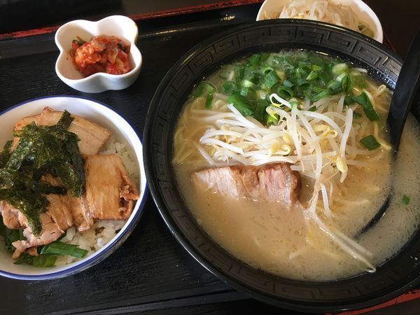 「らーめん定食800円」@らーめん きみちゃんの写真