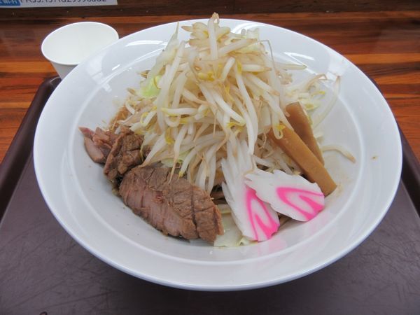 「まぜそば中盛（７８０円）」@ラーメン 大高山 龍ヶ崎牛久店の写真