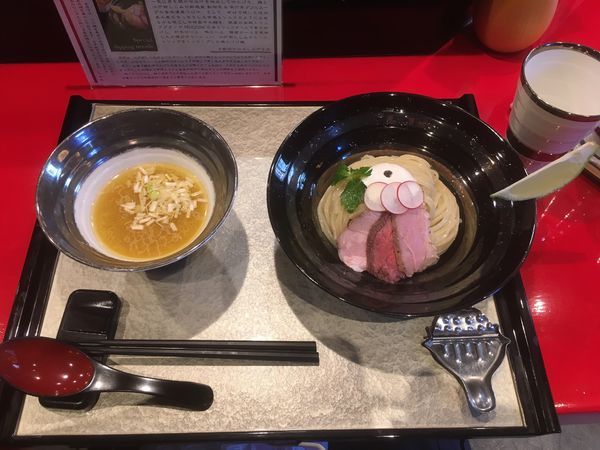「特製つけ麺1200円」@江戸前つけ麺 銀座 魄瑛の写真