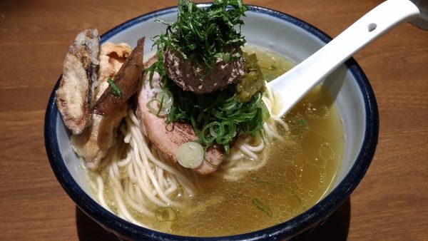 「白肝煮干し醤油」@雨は、やさしくの写真