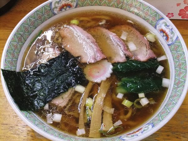 「手打中華（650円）」@白河手打ち中華 くぬぎの写真