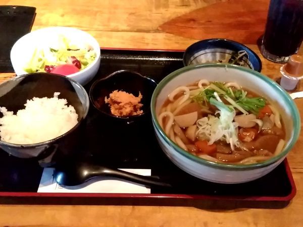 「けんちんうどんセット896円」@月の遊膳 高崎店の写真