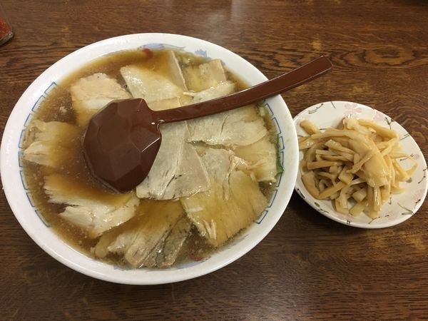 「チャーシューメン ¥900 ＋ メンマ ¥50」@あべ食堂の写真