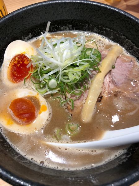 「豚骨魚介らーめん」@らーめん伊藝 大淀本店の写真