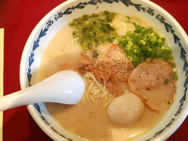 「西海＋味玉」@西海製麺所 高尾駅前店の写真