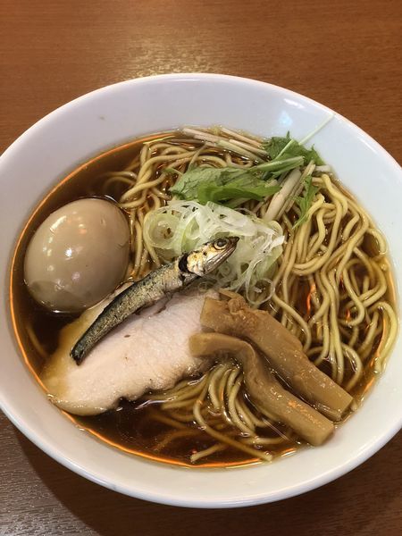 「鶏にぼしラーメン 690円」@はなびやの写真