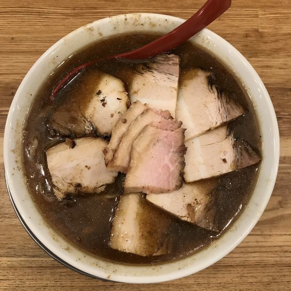 「喜多方肉そば（煮干）」@麺や 七彩 八丁堀店の写真