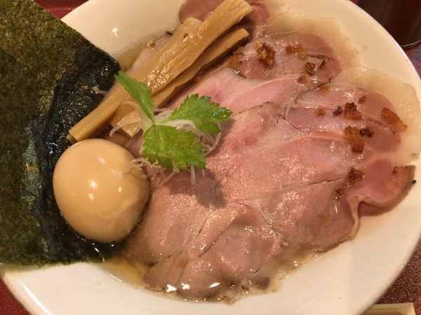 「特製金色貝そば」@燃えよ麺助の写真